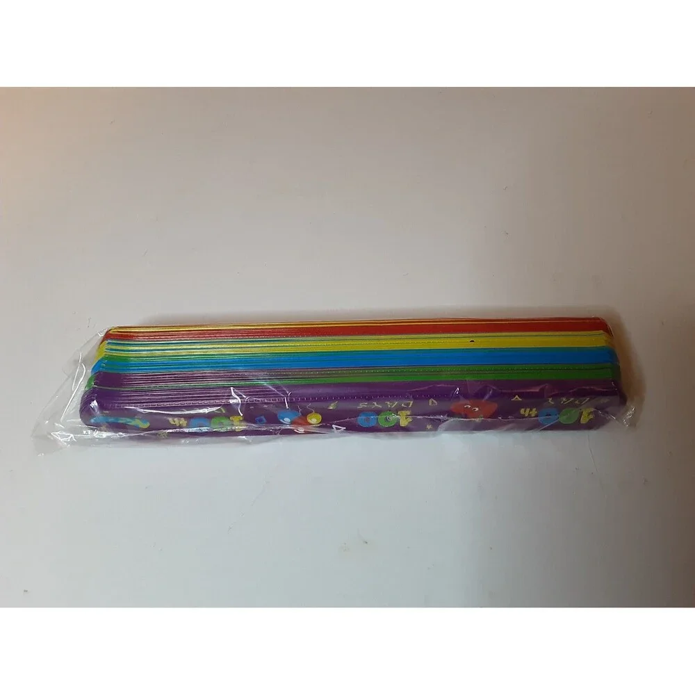 100th day of School Slap Wrist Band Set #2